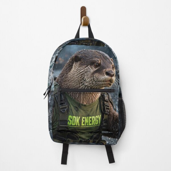 Item preview, AnimalVersum Tactical Otter – Hydro-Bending Water Warrior Illustration designed and sold by SDKENERGY.