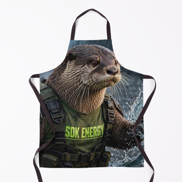 Item preview, AnimalVersum Tactical Otter – Hydro-Bending Water Warrior Illustration designed and sold by SDKENERGY.