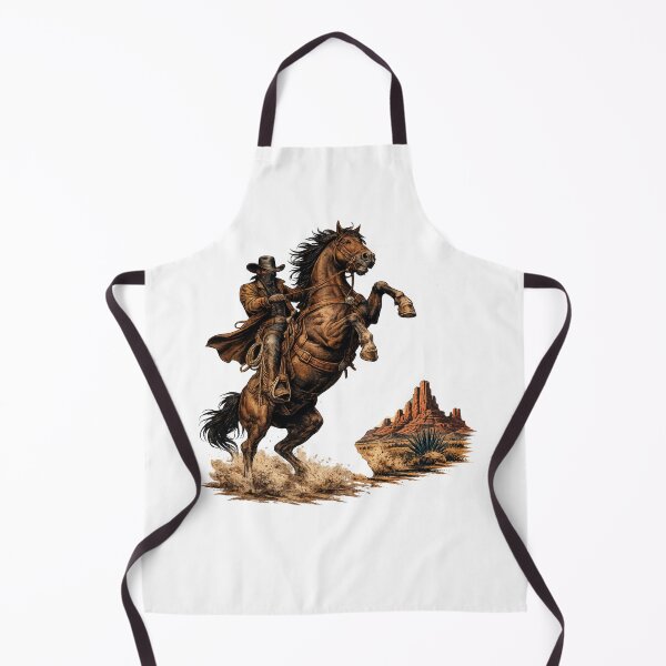 Item preview, Retro Wild West Cowboy on Rearing Horse Vintage Western Rodeo Graphic designed and sold by Fabrifrank.