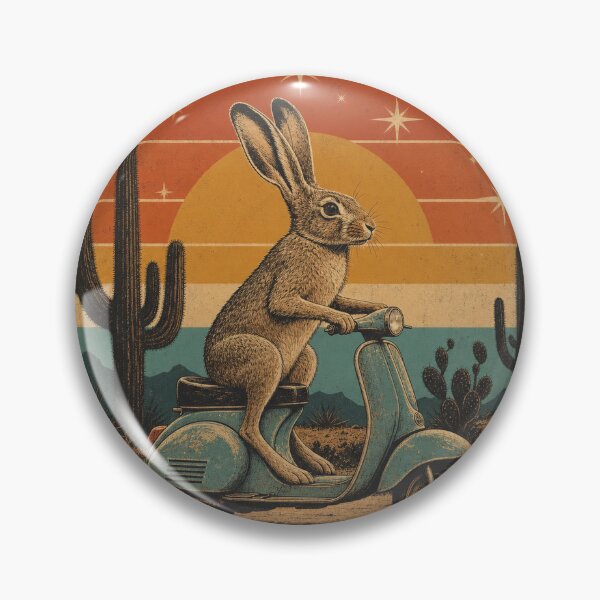 Item preview, Desert Rabbit Scooter Ride designed and sold by PixelToPress.