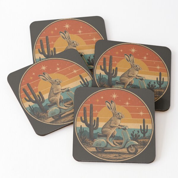 Item preview, Desert Rabbit Scooter Ride designed and sold by PixelToPress.