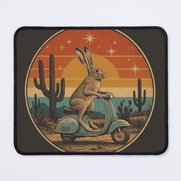 Item preview, Desert Rabbit Scooter Ride designed and sold by PixelToPress.