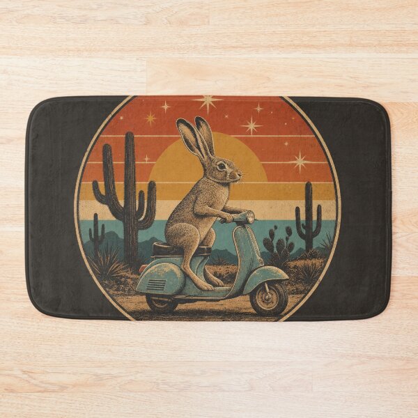 Item preview, Desert Rabbit Scooter Ride designed and sold by PixelToPress.