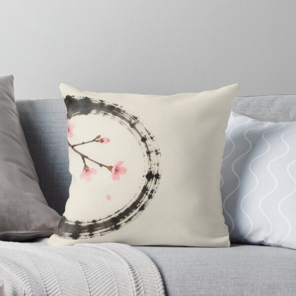 Item preview, Japandi Enso Sakura - Minimalist Zen Circle Art designed and sold by OriginEssenceUS.