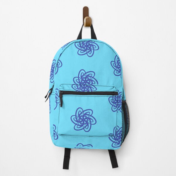 Artikelvorschau, Mandala mit blauer Blume entworfen und verkauft von RoydonRoadTees.