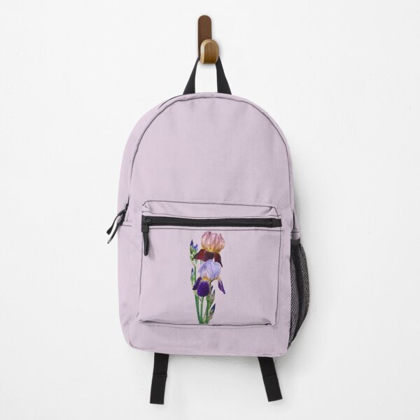 Item preview, Two Bearded Irises One Maroon One Purple designed and sold by Susan Savad.