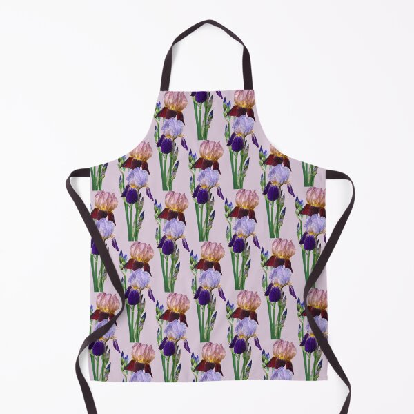 Item preview, Two Bearded Irises One Maroon One Purple designed and sold by Susan Savad.