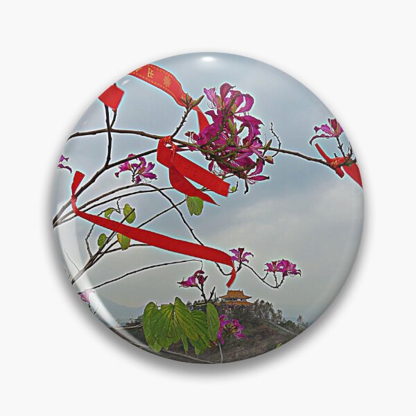Item preview, Red Ribbons in Park in China designed and sold by Linda Walsh.