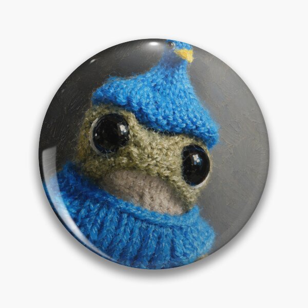 Item preview, Whimsical knitted frog  designed and sold by donchago.