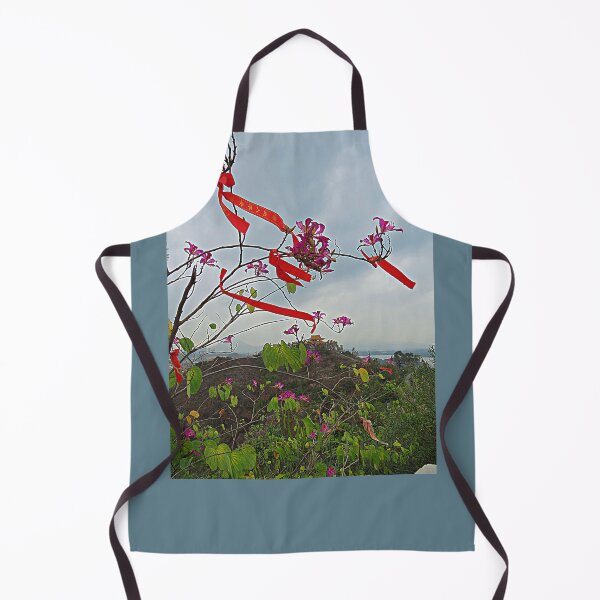 Item preview, Red Ribbons in Park in China designed and sold by Linda Walsh.