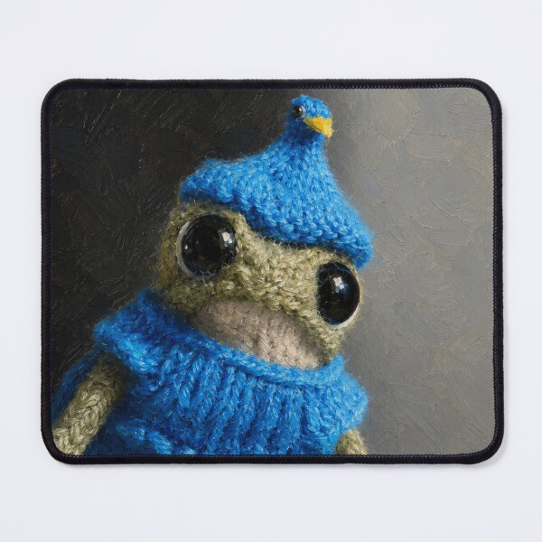 Item preview, Whimsical knitted frog  designed and sold by donchago.