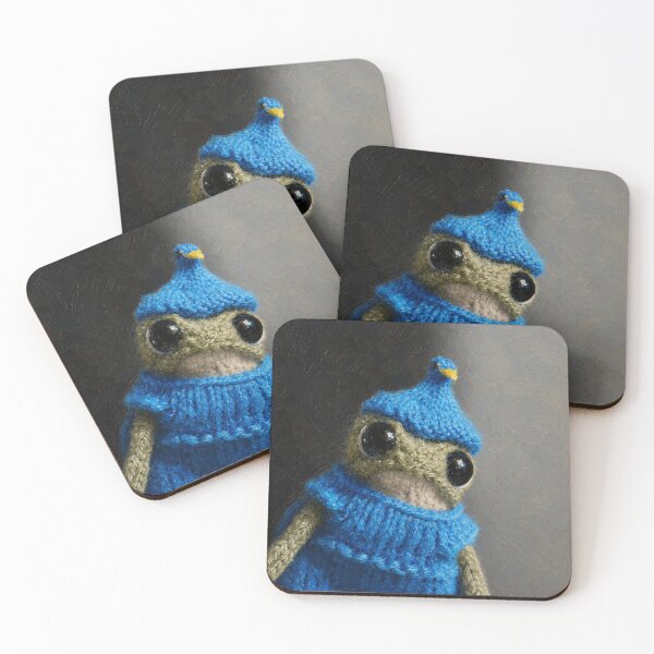 Item preview, Whimsical knitted frog  designed and sold by donchago.