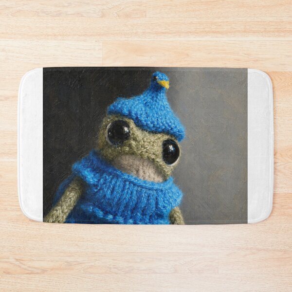 Item preview, Whimsical knitted frog  designed and sold by donchago.