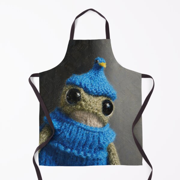 Item preview, Whimsical knitted frog designed and sold by donchago.