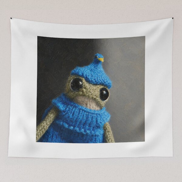 Item preview, Whimsical knitted frog  designed and sold by donchago.