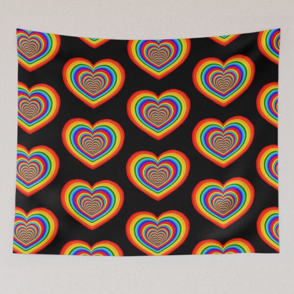 Aperçu de l'œuvre Cœur rainbow créée et vendue par REDART69.