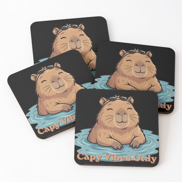 Item preview, Capy Vibes Only Cute Capybara | Kawaii Relaxing Capybara Design designed and sold by Penguin Mood .