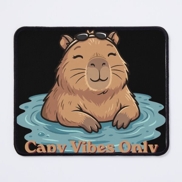 Item preview, Capy Vibes Only Cute Capybara | Kawaii Relaxing Capybara Design designed and sold by Penguin Mood .