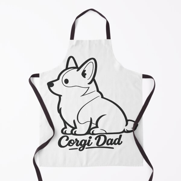 Item preview, Corgi Dad Cute Line Art Design designed and sold by Tee Visions.