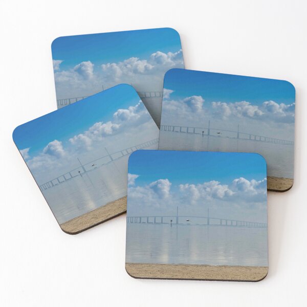 Item preview, The Sunshine Skyway Bridge stretches across Tampa Bay beneath a dramatic blanket of clouds designed and sold by EyezWatchin.