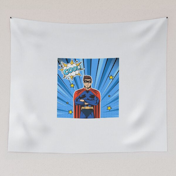 Item preview, Cool Superhero Portrait designed and sold by FanFest.