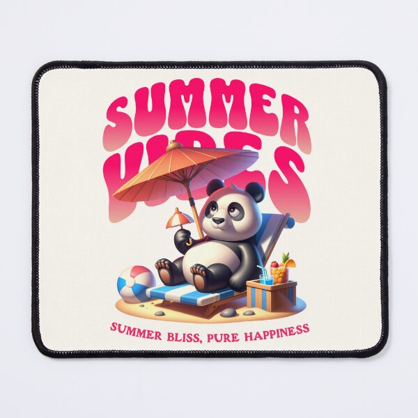 Item preview, Summer Vibes Cute Panda designed and sold by Twosided.