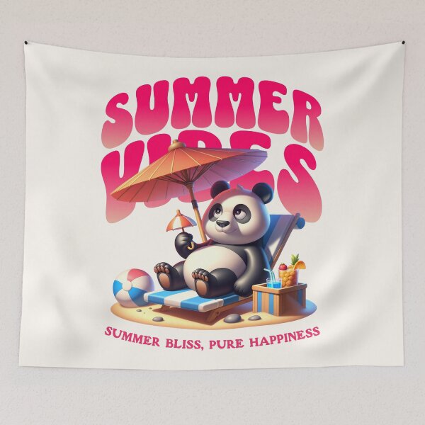 Item preview, Summer Vibes Cute Panda designed and sold by Twosided.