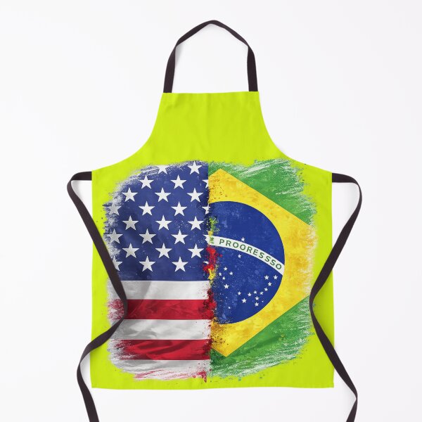 Item preview, USA & Brazil Flag designed and sold by DreamPrint Collective.