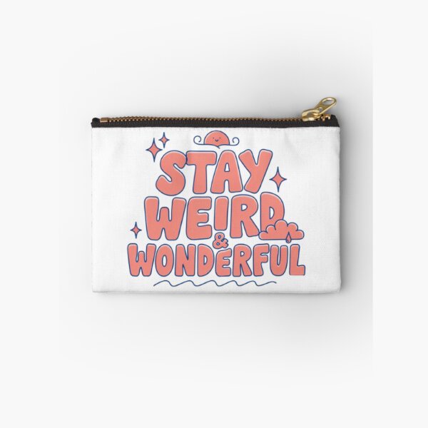 Item preview, Stay Weird & Wonderful T-Shirt | Cute Positive Quote Typography | Fun Kawaii Aesthetic designed and sold by Faisal  Shah.