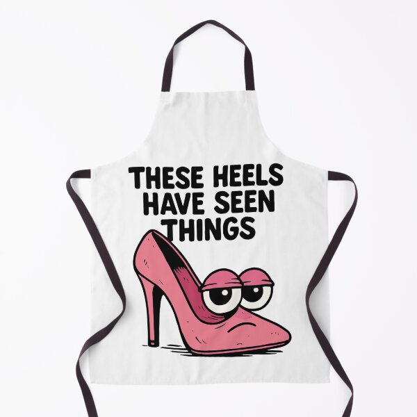 Item preview, These heels have seen things | Cartoon high heels designed and sold by Pineapple-Tree.