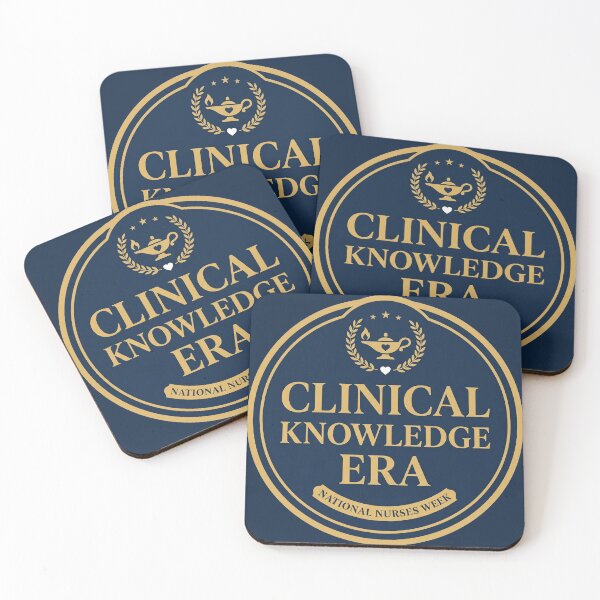 Item preview, Clinical Knowledge Era Nursing Professional Gold Badge Vibe designed and sold by Pride Emblem Prints.