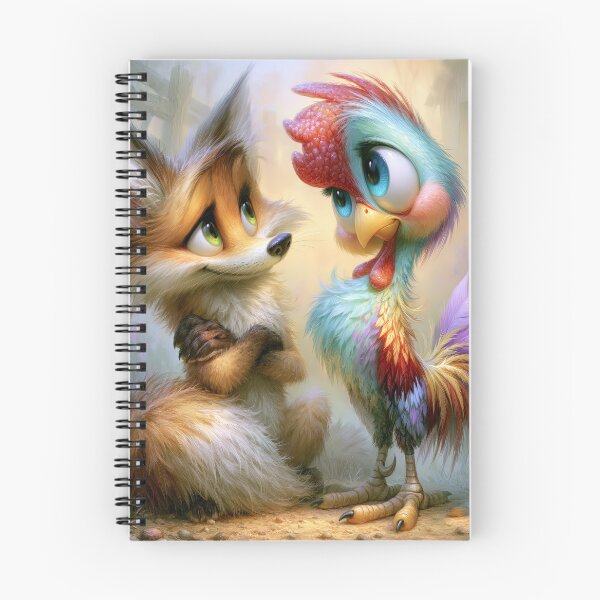 Item preview, The Fox and the Feathered Friend designed and sold by bloorose.