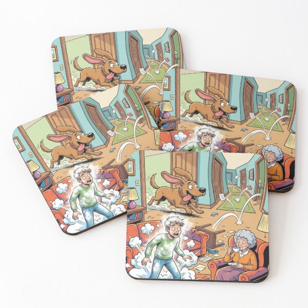 Item preview, The Great Living Room Adventure – Chaos, Coffee, and Canine Energy designed and sold by TreatLLC.