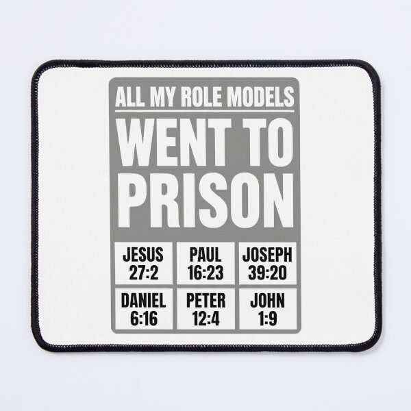 Item preview, All My Role Models Went to Prison Christian 3 designed and sold by Positive&FunnyThings.