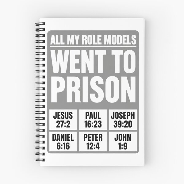 Item preview, All My Role Models Went to Prison Christian 3 designed and sold by Positive&FunnyThings.