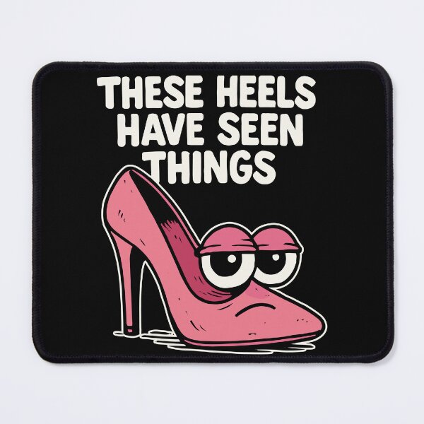 Item preview, These heels have seen things | Cartoon high heels designed and sold by Pineapple-Tree.