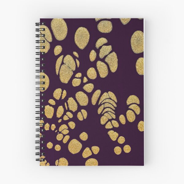 Item preview, Gold Cells on Purple – Abstract Organic Pattern Design designed and sold by BuckaBaby.