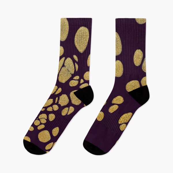 Item preview, Gold Cells on Purple – Abstract Organic Pattern Design designed and sold by BuckaBaby.