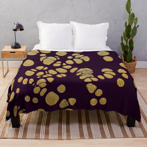 Item preview, Gold Cells on Purple – Abstract Organic Pattern Design designed and sold by BuckaBaby.