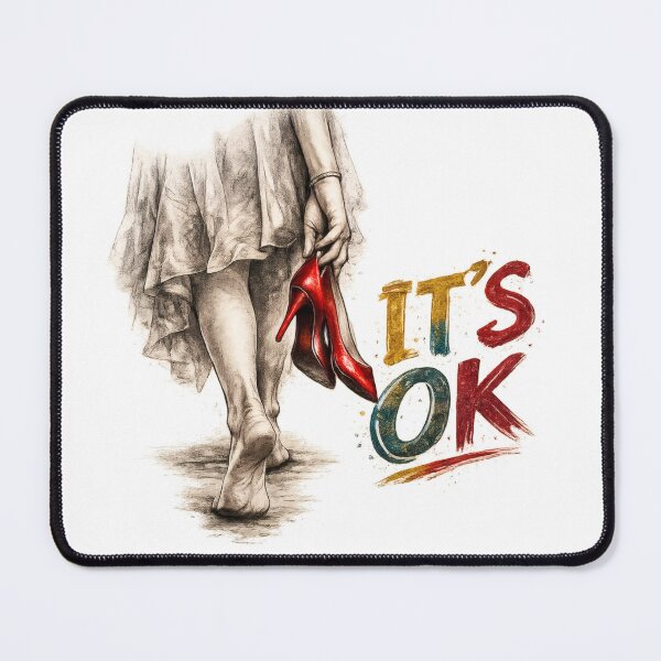 Item preview, It's OK Walk Away Red Heels Vintage designed and sold by NucciCollective.