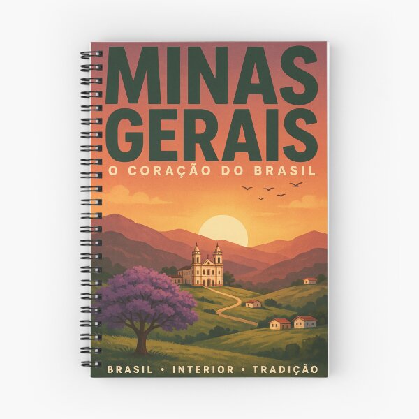 Item preview, Minas Gerais Brazil Vintage Travel Poster | O Coração do Brasil designed and sold by paulo silveira.