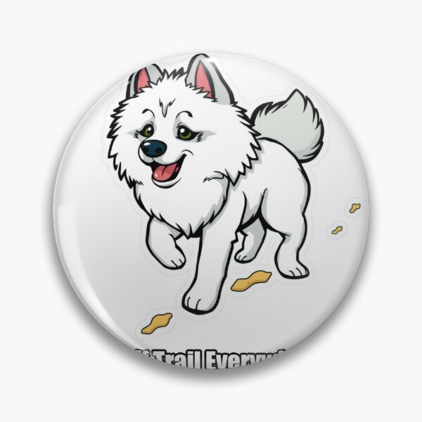 Item preview, Samoyed - Left Fluff Trail Everywhere Art - Funny Samoyed Gift designed and sold by pawdrops.