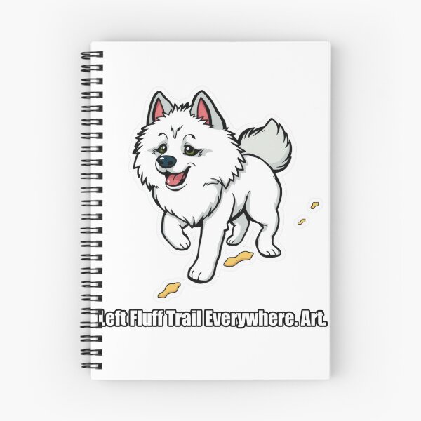 Item preview, Samoyed - Left Fluff Trail Everywhere Art - Funny Samoyed Gift designed and sold by pawdrops.
