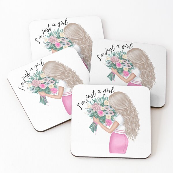 Item preview, I’m Just A Girl Flower Bouquet Aesthetic Art designed and sold by busesplace.