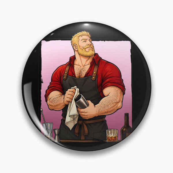 Item preview, Gay Bear Barman | Gay Bear Pride Gift For Gay Bears designed and sold by BrokenLabel.
