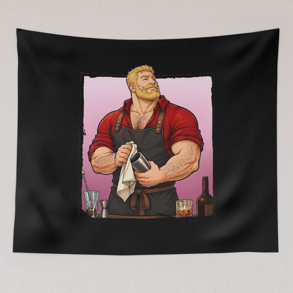Item preview, Gay Bear Barman | Gay Bear Pride Gift For Gay Bears designed and sold by BrokenLabel.