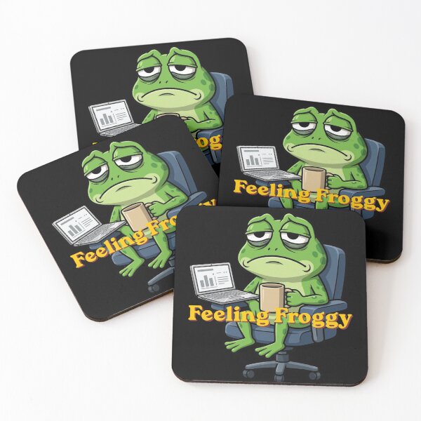 Item preview, Hoppy Vibes Only Cute Frog | Funny Kawaii Frog Design designed and sold by Penguin Mood .