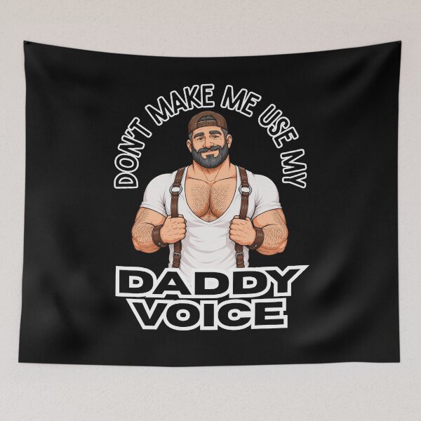 Item preview, Don’t Make Me Use My Daddy Voice | Gay Bear Pride Leather Gift For Gay Bears designed and sold by BrokenLabel.