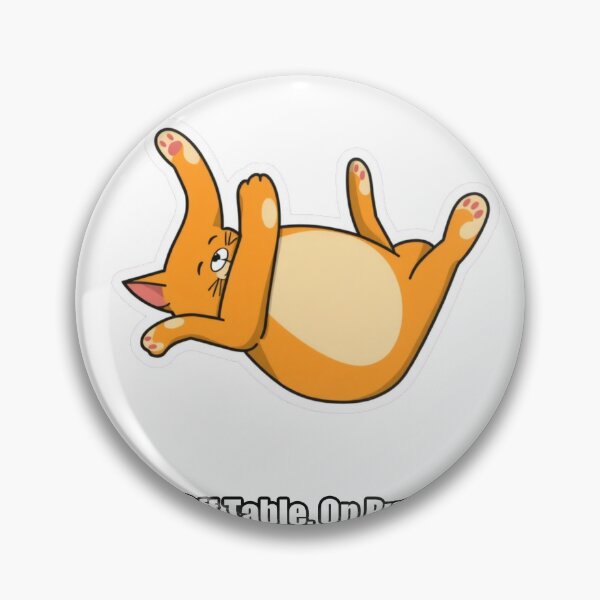 Item preview, Orange Cat - Fell Off Table On Purpose - Funny Orange Cat Gift designed and sold by pawdrops.