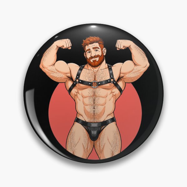 Item preview, Leather Gay Muscular | Gay Bear Pride Leather Gift For Gay Bears designed and sold by BrokenLabel.